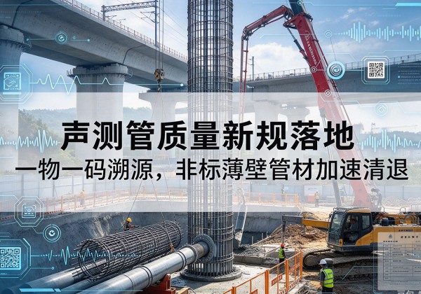崇川声测管质量新规落地，一物一码溯源，非标薄壁管材加速清退